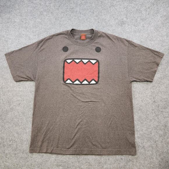 VTG Y2K 2000s DOMO Kun Mens XL X-Large Big Face Graphic T Shirt - Picture 3 of 9
